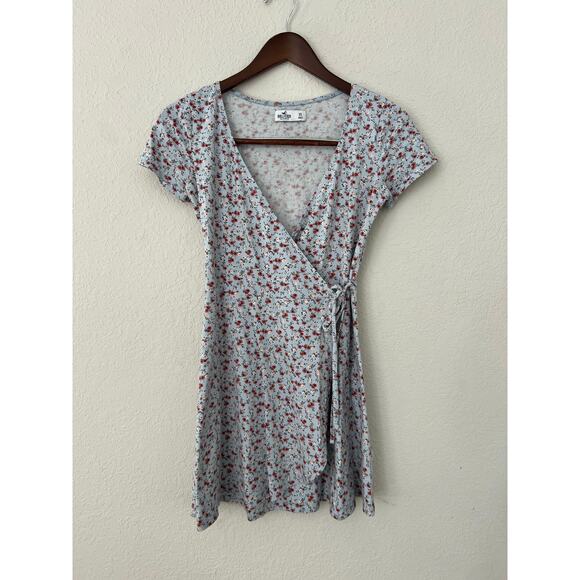 Hollister Floral Dress- wrap dress extra small size - Picture 1 of 6